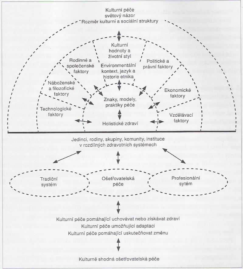 Příloha 1 Model vycházejícího slunce podle M.Leininger Zdroj: ŠPIRUDOVÁ, Lenka, 2006.