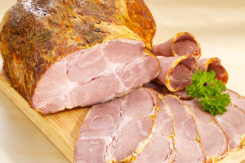 Vepřová krkovice bez kosti uzená* Maso uzeniny Polička 16 90 cena za 72% masa Paštika 160 g ( = 16,81 Kč) Surimi tyčinky s krabí příchutí 250 g ( = 9,96 Kč)