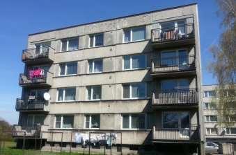 Energetický specialista: Energetický audit Strana č: 9 Obrázek 2-2 Pohled na západní průčelí bytového domu 2.1.