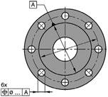 Měření kruhově válcovitých ploch (otvory a hřídele) pomocí automatického určení mrtvého bodu.