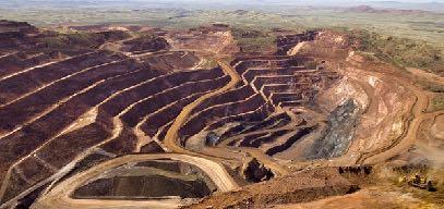 Příklady využití Geodetické práce Těžební průmysl