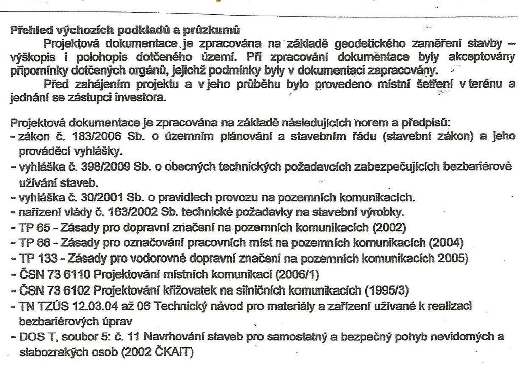 Cyklostezka Židovice - Roudnice Dokumentace pro stavební povolení A. Průvodní zpráva A.2 