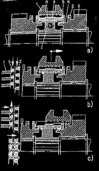 d Výukový panel - převodovka Princip činnosti diferenciálu Zjednodušený model diferenciálu je na obrázcích č.6 a 7. Modře je vybarveno talířové kolo s unašečem satelitů.