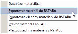 7 Obecné funkce 7.4 Výměna dat 7.4.1 Export materiálů do RFEMu Pokud v modulu RF-TIMBER Pro změníme pro posouzení materiály, pak je lze stejně jako průřezy exportovat do RFEMu. Otevřeme dialog 1.