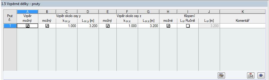 provozu (TP). Obr. 8.6: Dialog 1.4 Třída trvání zatížení a třída provozu V dialogu 1.