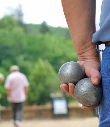 OSMIČKA / MĚSÍČNÍK MĚSTSKÉ ČÁSTI PRAHA 8 / září 2017 www.praha8.cz 41 TURNAJ V PETANQUE PRO SENIORY 13. 9. 2017 od 10 HOD.