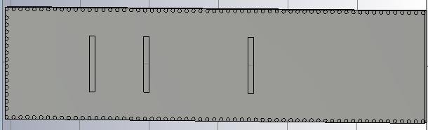 Na obrázku 4 je zobrazen 3D graf vyzařovací charakteristiky antény s 1 příčnou štěrbinou převzatý ze simulace v CST. Anténa vyzařuje směrem kolmo na horní desku vlnovodu.
