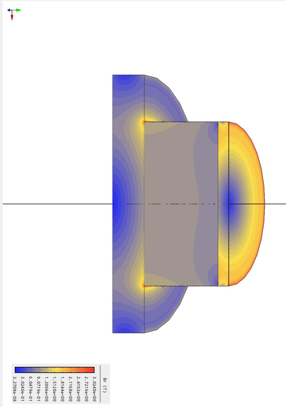 Příloha B Simulace magnetického obvodu s pólovým