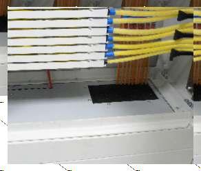 Optický splitterový koncentrátor SDF HC 432.2 Výklopné konektorové pole rozváděče SDF HC 432.