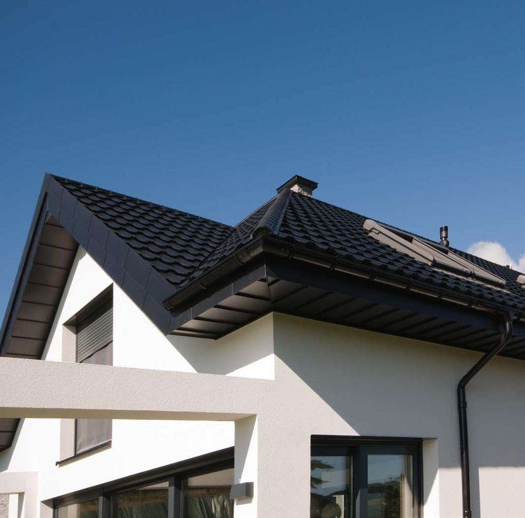 NEVIDITELNÉ PRO OČI Zet look, to je rozvinutí koncepce modulových plechových tašek Zet roof.