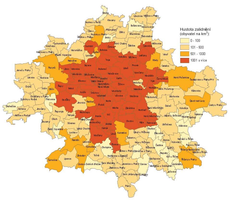 6. Popis aglomerace Rozsah aglomerace Praha stanovila vyhláška Ministerstva pro místní rozvoj č. 561/2006 Sb. ze dne 20.