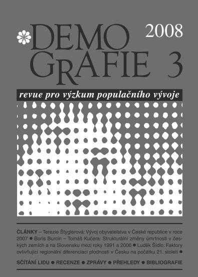 Sociologický časopis/czech Sociological Review, 2008, Vol. 44, No.