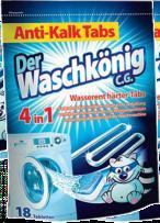 pračky v tabletách Waschkönig ks 9 Kč,96