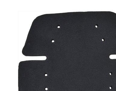 Různorodé materiály, jako jsou EVA pěna, neopren a silikonové gelové vložky, se