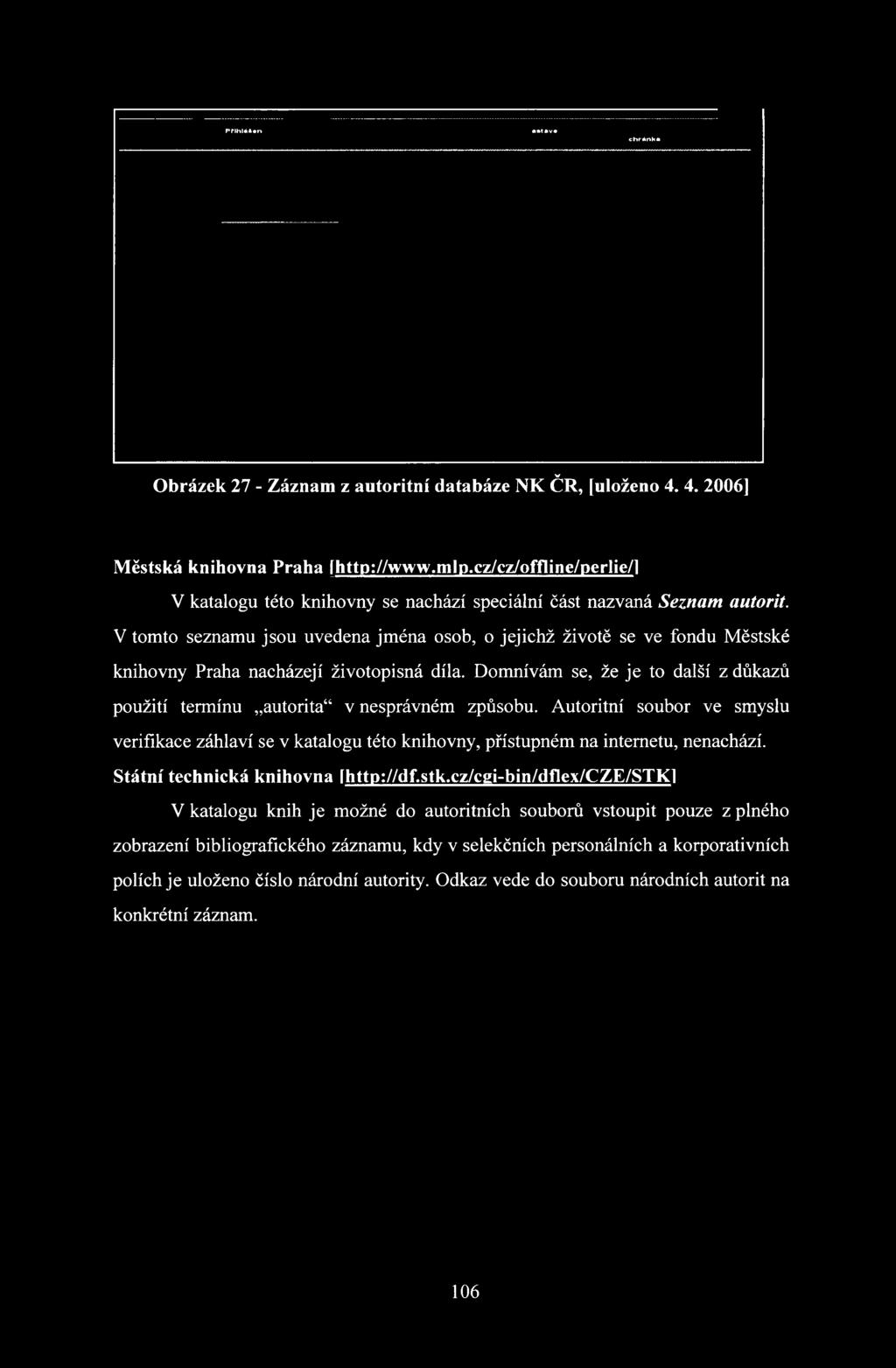 V tomto seznamu jsou uvedena jména osob, o jejichž životě se ve fondu Městské knihovny Praha nacházejí životopisná díla.