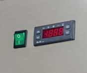 termostat verze na ryby (provozní teplota: - až +8 ) digitální termostat s výstupem pro HACCP dělicí přepážka (TN 1400 G) levé otevírání dveří (TN 700