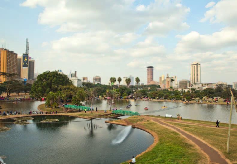 Nairobi (v překladu chladná řeka ) je hlavním