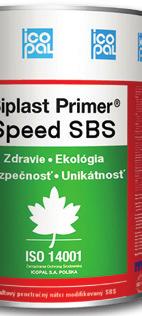 č. výrobku Výrobek Balení MJ Kč/MJ bez včetně 09. Lepící hmoty, nátěry, ochrana staveb DPH DPH a. Asfaltové penetrace* 102547 SIPLAST PRIMER rychleschnoucí SBS modifi kovaný 25 l/bal., 600 l/pal.