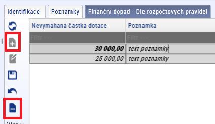 Záznam hlášení může ponechat ve stavu Rozpracováno (po uložení vložených dat pomocí ikona Disketa v levém horním rohu) a kdykoliv se k jeho editaci může vrátit nebo může přepnout stav hlášení, více