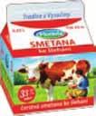 Smetany 20611 ARLA smetana 20 % 1 l dle nabídky 12 ks 30 dní 4 1 00290 004286 2019 Kapucín smetana do kávy 10 % 175 g sklo 15,50 18 ks 90 dní 8594001 242191 2001 Kapucín trvanlivá smetana ke šlehání