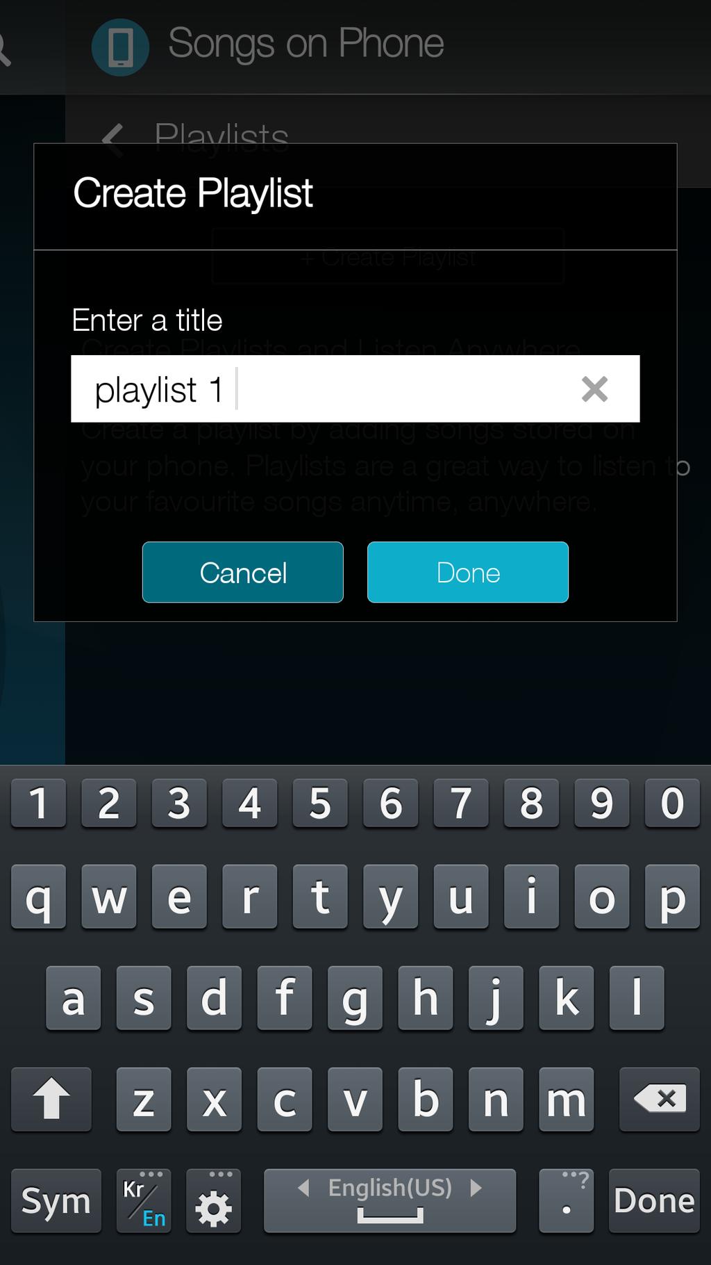 1 2 3 Stiskněte tlačítko a vyberte položku Playlists.
