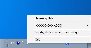 Použití ostatních funkcí AAPřehrávání multimediálního obsahu uloženého na počítači Samsung Link Chcete-li na tomto reproduktoru snadno přehrávat hudbu uloženou v počítači, nainstalujte aplikaci