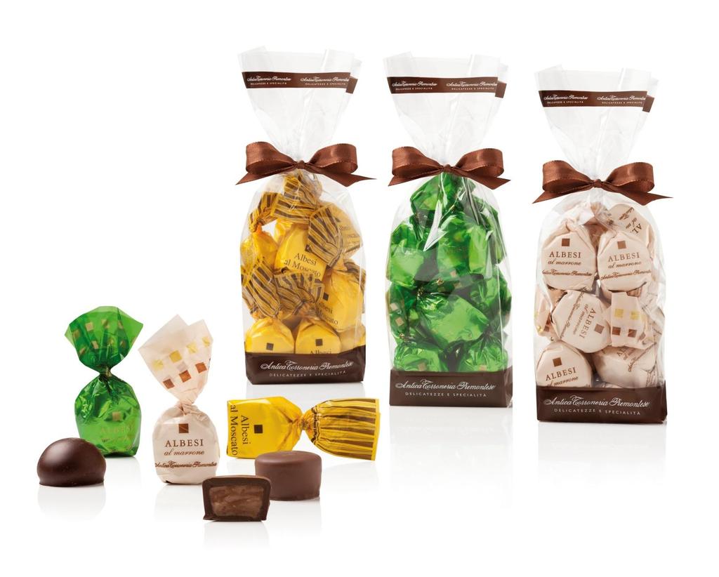 Cioccolato, Gianduja e Praline Chocolato, Gianduja and Pralines «ALBESI» «BONBONY