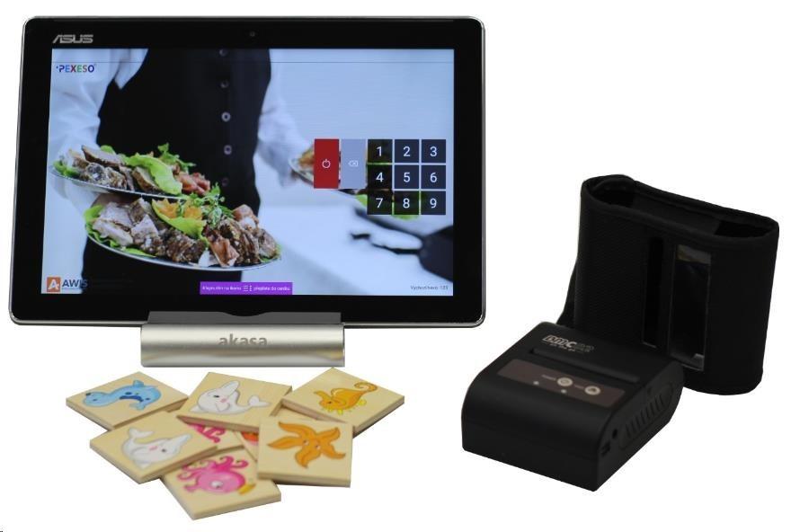 Varianta 2 potřebuji mobilní řešení, maximálně 100 položek Řešení EET CUBE 10 pokladna 10" ASUS zenpad 10, prodejní SW, BT mobilní tiskárna (9100,- bez DPH, 303759) Ideální řešení pro malé prodejny,