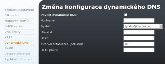 Dynamické DNS Dynamické DNS (anglicky Dynamic DNS, zkratka DDNS) je systém, který umožňuje v reálném čase aktualizovat záznamy uložené o internetové doméně na DNS serveru.
