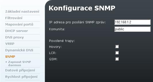 SNMP Simple Network Management Protocol (SNMP) je součástí sady internetových protokolů. Slouží potřebám správy sítí.