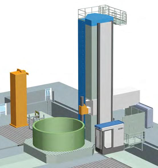 Takové řešení zvyšuje flexibilitu i možnosti obrábění stejně jako produktivitu. TDV 40 C TDV 70 C TDV 100 C TDV 160 C TDV 250 C Max. zatížení (t) 40 70 100 160 250 Min.