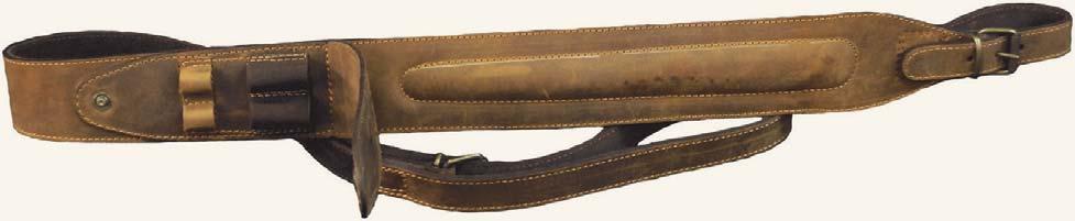 Ručne prišité pútka s prackou. BR 02/2 dĺžka: 93 cm BR 02/3 dĺžka: 103 cm BR 02/4 dĺžka: 115 cm padded rifle sling with nabuck effect. It is completely lined in anti-slip suede leather.