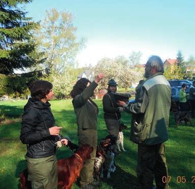MYSLIVECKÝ ZPRAVODAJ SOKOLOV 2 2016 KYNOLOGICKÉ AKCE na okrese sokolov 2016 V měsících květnu, srpnu, říjnu a listopadu 2016 se uskutečnilo několik zkoušek z výkonu loveckých psů. 07.05.