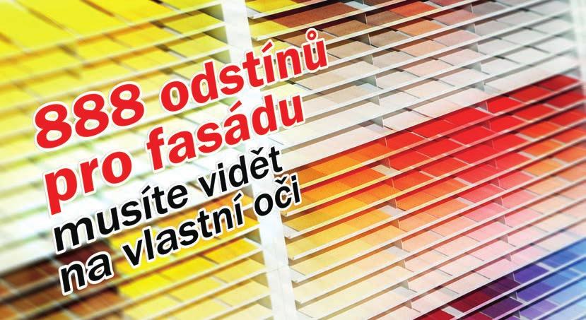 Baumit Obnova Servis a služby Fasádní studia Baumit Life 14 Vše pro! Naše pomoc ve správné chvíli Těžko se rozhodujete, jaký typ povrchové úpravy a barevný odstín zvolit pro vaši fasádu?