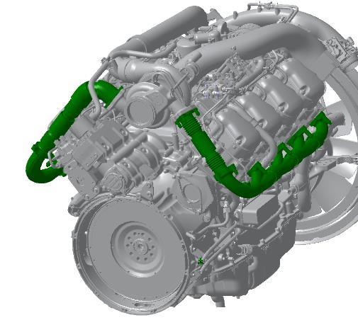 3 (7) Nová generace motorů Scania V8 spoléhá na robustní fixní geometrii turbodmychadla (FGT).