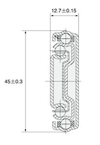 Bezúdržbový mechanismus nabízí dlouhou životnost, maximální funkčnost a spolehlivost.