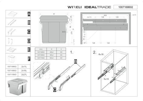 Katalog je nejen nejucelenější obchodní nabídkou sortimentu drátěného programu vybavaného plnovýsuvy s tlumeným dovřením a řadou dalšího doplňkového sortimentu na trhu, ale také kvalitní pracovní