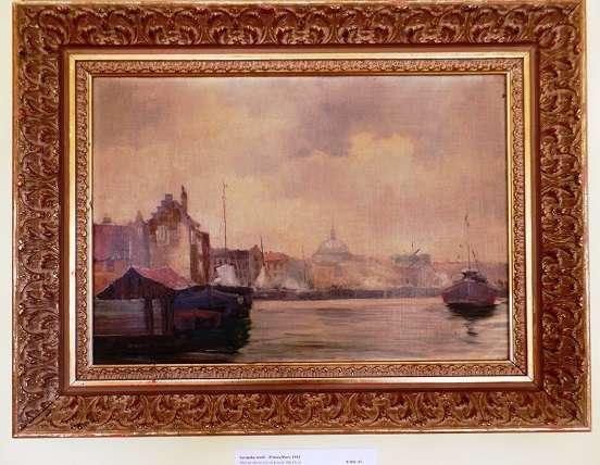 European painter Přístav/Port, 1923