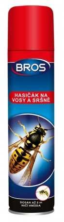 Objednací číslo:1110265 BROS proti vosám a sršňům 600 ml sp Účinný sprej na hubení vos a sršňů. Ničí jejich hnízda v zahradách, na terasách a balkónech.