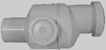 1 Pripájacia tvarovka pre práčku alebo umývačku riadu, so spätným uzáverom (klapkou) a privzdušňovacím ventilom.