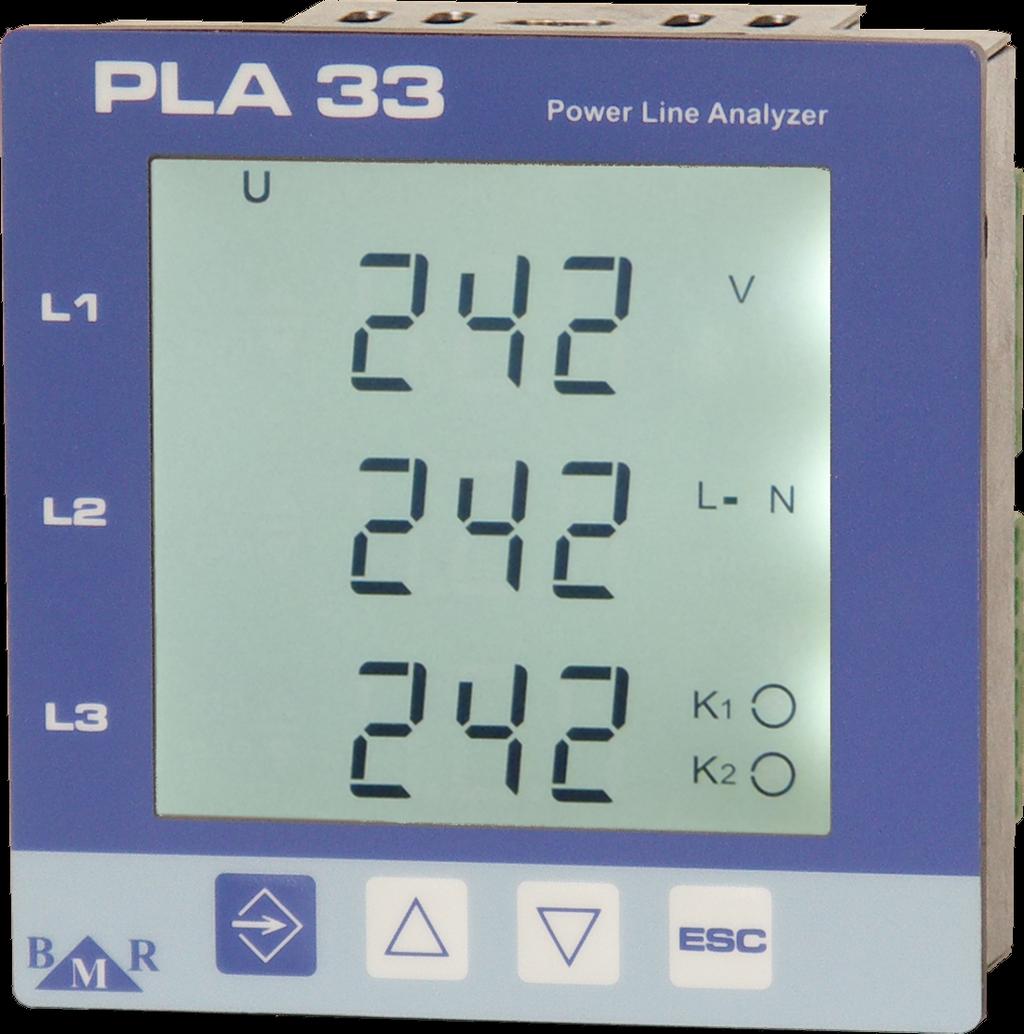 PLA33 Multifunkční analyzátor elektrické