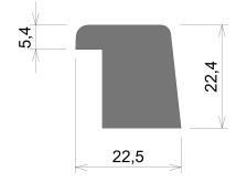 3 zasklívací lišta Soft dekory STANDARD: bílá hladká, buk, dub, hruška, ořech, javor, wenge, šedá, olše dekory PREMIUM: za příplatek 387 Kč /dveřní křídlo avola (3D), authentic (3D), natural (3D),