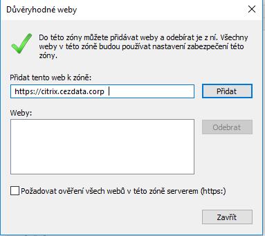 cz je to certifikát číslo 5) b) V Internet Exploreru 11 přidejte