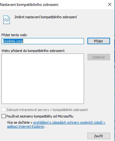 LAN ČEZ a) Spusťte klienta Cisco AnyConnect b) Do