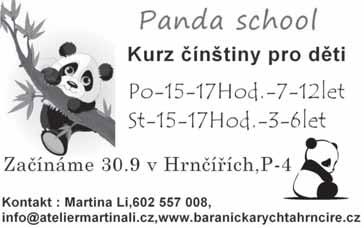 SPOLKY, KULTURA, CÕRKVE Bar Ënick rychta Z JMOV CENTRUM BAR»NICK RYCHTA Z jmovè centrum Bar Ënick Rychta»as pr zdnin pomalu konëì a i my jsme pro V s p ipravili nabìdku na dalöì ökolnì rok.