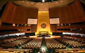 Valné shromáždění Hlavní jednací orgán OSN. Tvoří ho zástupci všech členských států, z nichž každý má jeden hlas. Řádné zasedání Valného shromáždění začíná každoročně v úterý třetího zářijového týdne.