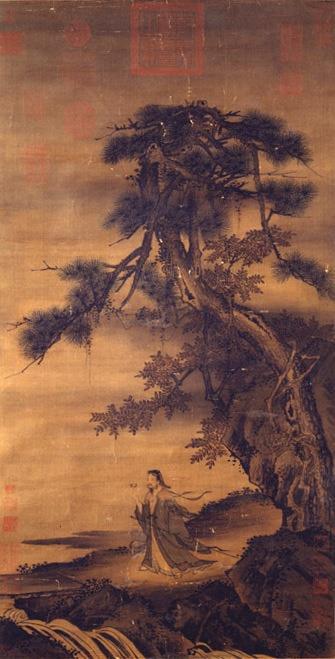 Liang Kaiův 梁楷 (1140 1210) obraz Dong li