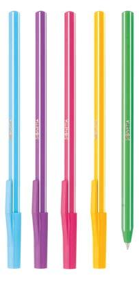 Signetta jednorázové kuličkové pero v pastelových barvách, barva náplně modrá 226490 barevný mix 5,60 Kuličkové pero STABILO excel needlepoint kuličkové pero s