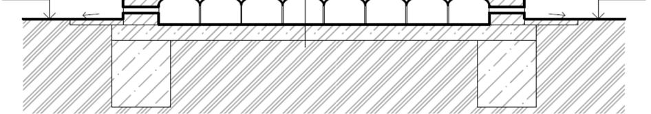 19 Dělení podlahových dutin: Vzduchová mezera vytvořená zastropením Vzduchová mezera vytvořená tvarovkami 3.3.5.1. Vzduchová mezera vytvořená zastropením Zastropení dutiny se provede pomocí vodorovné
