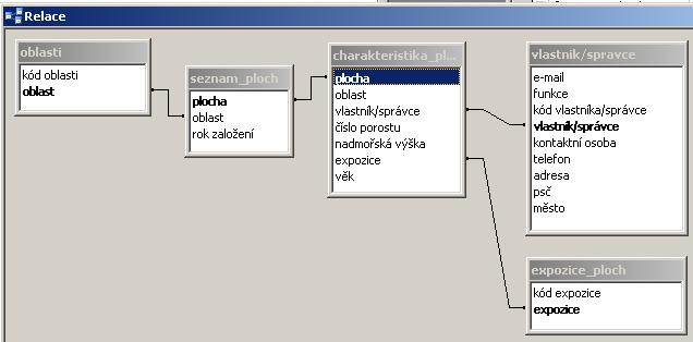 Jedná se o vzájemné vztahy mezi tabulkami, které umožní